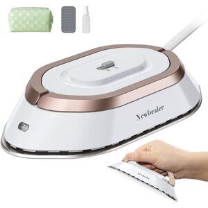 Travel Iron with Global Voltage, 100-240V Mini Dry Iron for Clothes